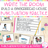 Write the Room Punctuation | Build a Gingerbread House | P