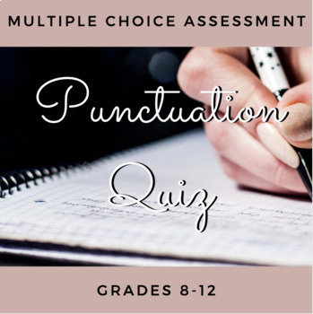 Preview of Punctuation Quiz