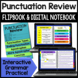 Punctuation Review Digital Notebook & Grammar Flipbook