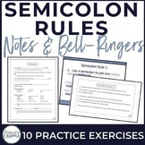 Punctuation Rules - Semicolon Practice for High School