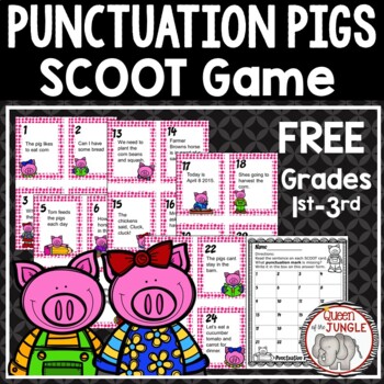 Preview of Punctuation SCOOT Game Free