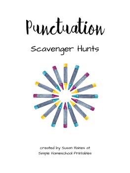 Preview of Punctuation Scavenger Hunts