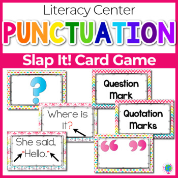 Preview of Punctuation Card Game | Punctuation Activity | Literacy Center