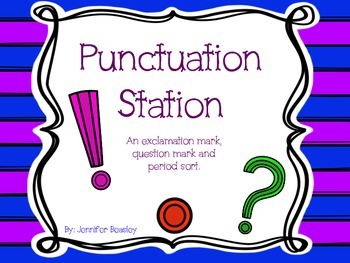 Preview of Punctuation Sort