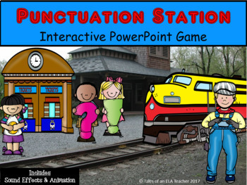 Preview of Punctuation Station ~ Interactive PowerPoint Game