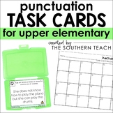 Punctuation Task Cards Grammar Activity - Print and Digital