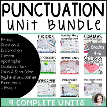 Preview of Punctuation Unit Bundle