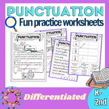 Preview of Capitalization and Punctuation worksheets | Capitalization & Ending Punctuation