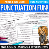 Punctuation Worksheets & Punctuation Practice - Sentence T