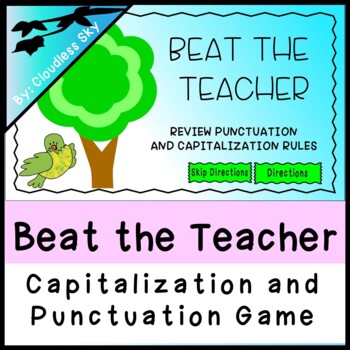 Preview of Beat the Teacher Punctuation and Capitalization Game