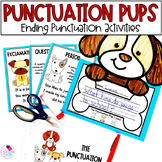 Punctuation in Sentence Writing - Centers, Worksheets, Wri