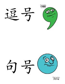 Preview of Punctuations poster 常用标点符号大图