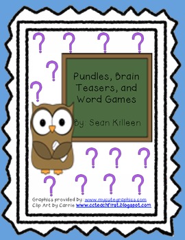 Preview of Pundles, Brain Teasers, and Word Games