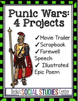 Preview of Punic Wars - Ancient Rome - Four Project Options