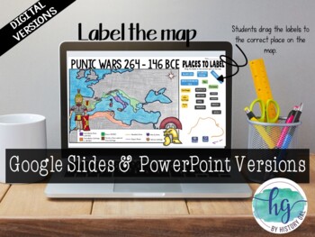 Punic Wars Map Activity Print And Digital By History Gal Tpt