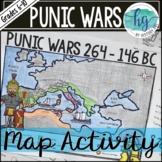 Punic Wars Map Activity (Print and Digital)