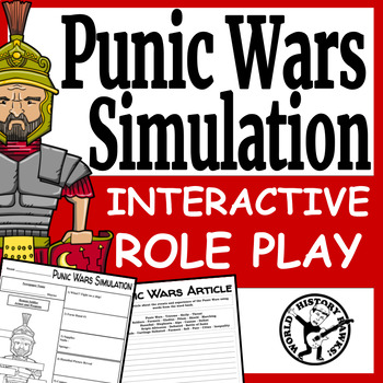 Preview of Punic Wars Simulation - Roman Republic - Ancient Rome Activity