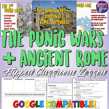 Preview of Punic Wars in Ancient Rome Lesson: Roman Republic Activity, Map, PowerPoint