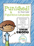 Punished! by David Lubar Novel Study & Figurative Language