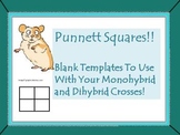 Punnett Squares!!! Blank Templates