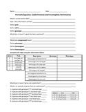 Punnett Squares: Codominance and Incomplete Dominance Stud