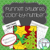 Punnett Squares Color By Number **Christmas Edition**