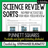 Punnett Squares Review Sort | Printable, Digital & Easel