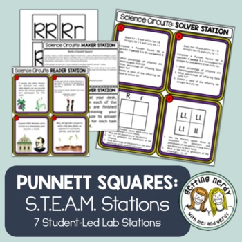 Preview of Punnett Squares - Science Centers / Lab Stations