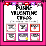 Punny Valentine Cards - From Teacher