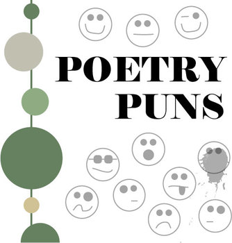 Preview of Puns Poetry Analysis - Identify Elements, Analyze Passages in Poems