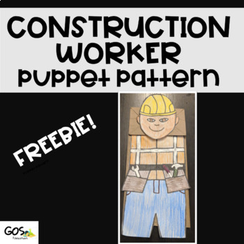Preview of Puppet Craft - Construction Worker
