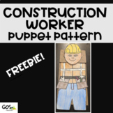 Puppet Craft - Construction Worker