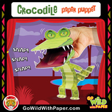 Puppet Crocodile Craft Activity