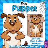 Puppet Dog Craft | Printable Paper Bag Puppet Template