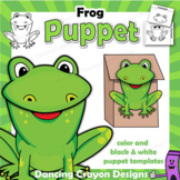 Puppet Frog Craft Activity | Paper Bag Puppet