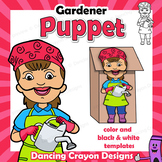 Paper Bag Puppet Gardener Craft Activity
