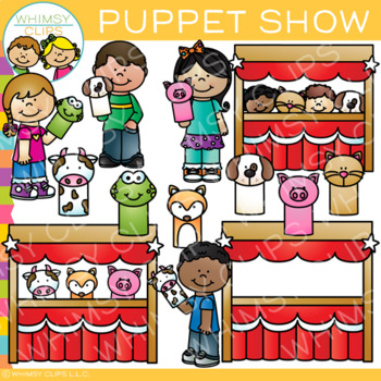 Preview of Puppet Show Clip Art