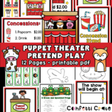 Puppet Theater Pretend Play Printables