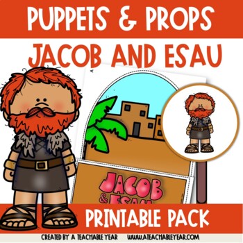 Jacob and Esau Puppets and Props by A Teachable Year | TPT