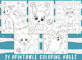 Puppy Coloring Pages - 21 Printable Puppy Coloring Pages f