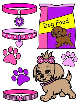 Puppy Dog Clip Art - Jojo Siwa Inspired Clip Art by Molly Tillyer