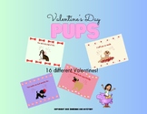 Puppy Dogs Valentine Cards 16  Valentines Pugs, Retrievers