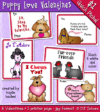 Puppy Love Printable Valentines Download