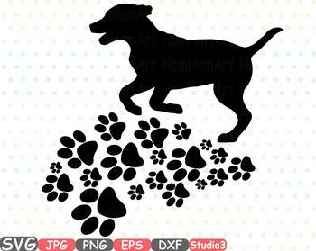 Download Puppy Paws Clip Art Svg Cutting Pet Paw Dog Dogs Cute Animal 764s By Hamhamart 3D SVG Files Ideas | SVG, Paper Crafts, SVG File