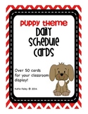 Puppy Theme Daily Schedule Cards