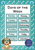 Puppy Theme Days of the Week