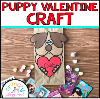 puppy valentine craft