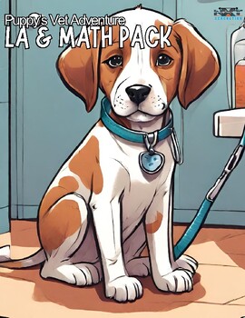 Preview of Puppy's Vet Adventure LA&Math Activity Pack