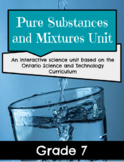 Pure Substances & Mixtures ~ Grade 7 (6 Interactive Lesson