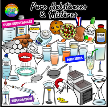 Preview of Pure Substances and Mixtures Clipart